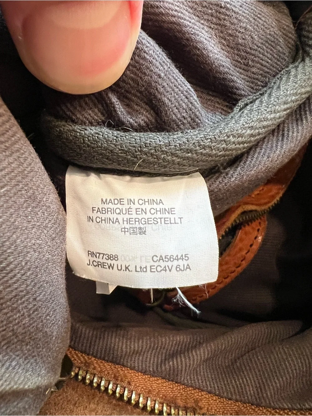 Madewell compact tan